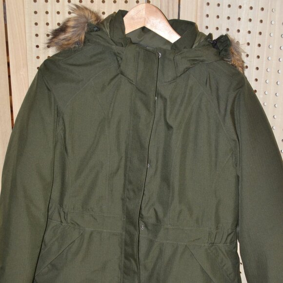 THE NORTH FACE Women Green Zip Front with Detachable Hood Size L - Picture 3 of 10